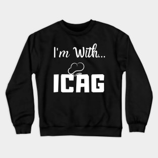 Im With ICAG , Iron Chef Alex Guarnaschelli Crewneck Sweatshirt